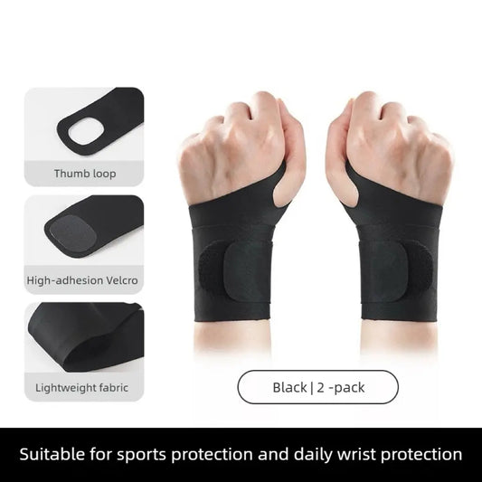 2-Pack Professional Sports Tendon Sheath Wrist Guard - Adjustable Fit for Custom Tension, Wrist Sprain Fixation, Joint Pain Relief, Daily Wrist Strain Protection, Physical Compression for Thumb & Hand Tendon Sheath