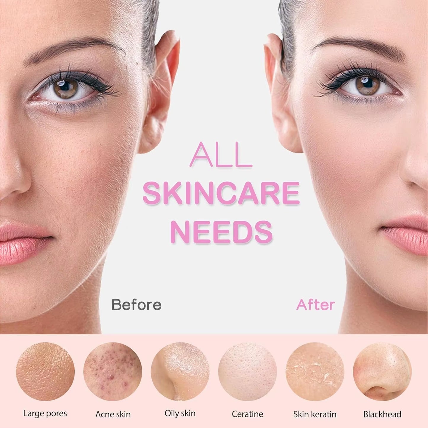 PRITECH Rechargeable Facial Cleansing Brush Vibration Exfoliating Cleansing Brush Waterproof Face Brush Women and Men BCM-1485